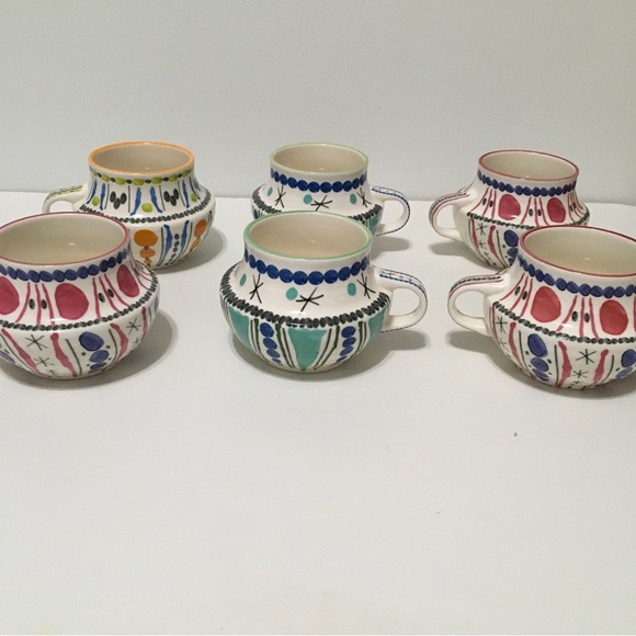 Anthropologie Other - COPY - Anthropologie Hand a painted Mugs set of 6